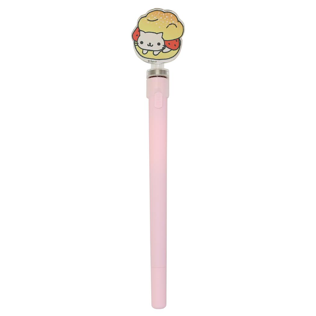 にゃんにゃんにゃんこ ボールペン アクリルスピンゲルペン シュークリームにゃんこ サンエックス アイプランニング ゲルインクペン キャラクター グッズ メール便可 シネマコレクション