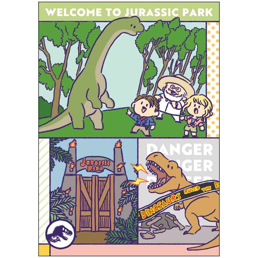 ジュラシックワールド メモ帳 パタパタメモ 恐竜 インロック コレクション文具 映画キャラクター グッズ メール便可 シネマコレクション