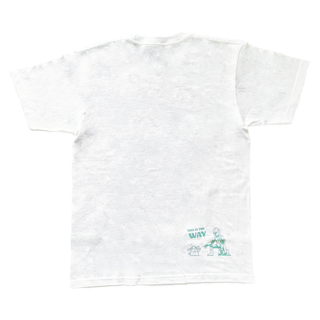 スターウォーズ マンダロリアン アンド グローグー Tシャツ T-SHIRTS 白 Lサイズ STAR WARS インロック コレクション雑貨 ディズニー 日本製 キャラクター グッズ メール便可 シネマコレクション