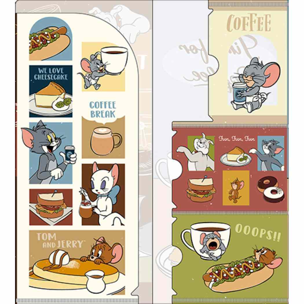 トムとジェリー ミニクリアファイル DELICIOUS TREATS チケットホルダー ワーナーブラザース インロック