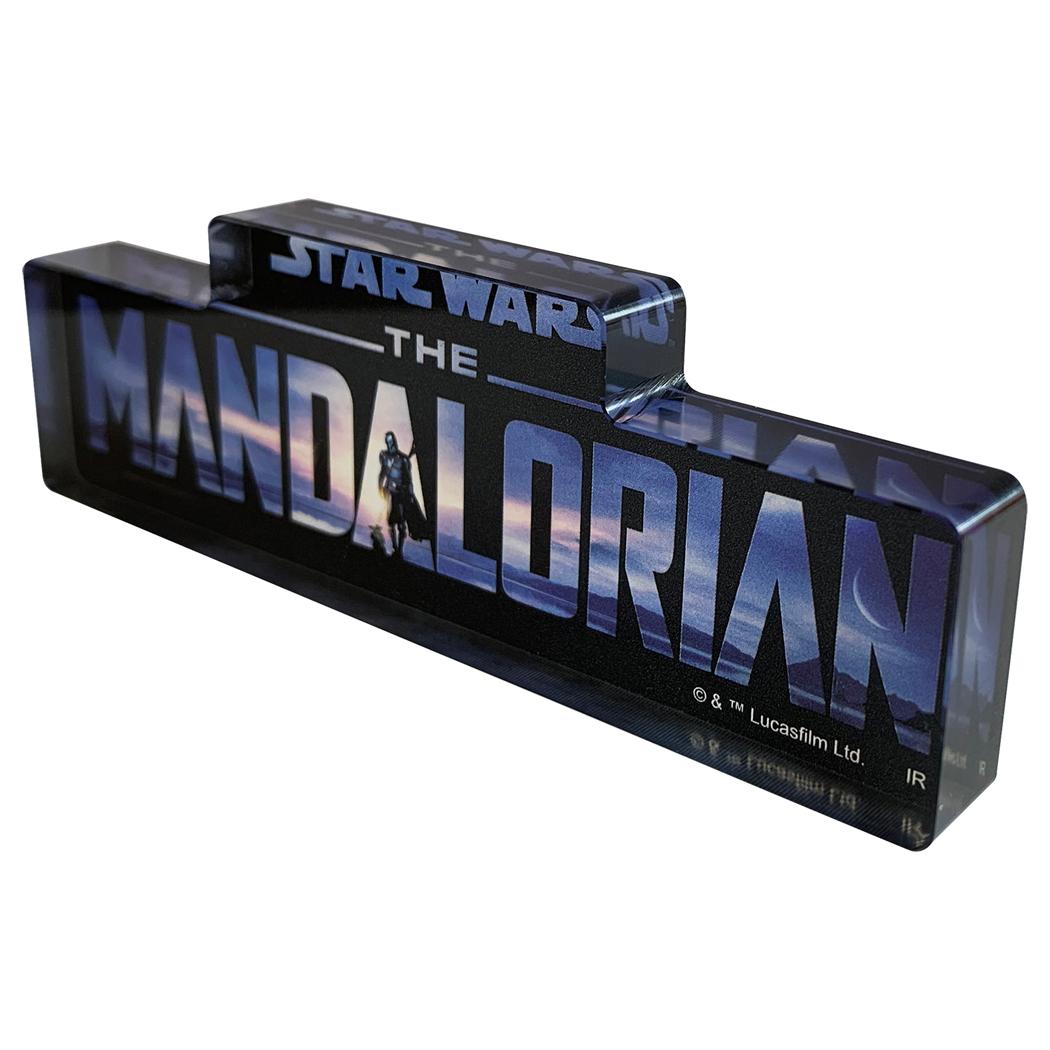 ロゴアクリルブロック インテリア雑貨 スターウォーズ マンダロリアン シーズン2 STAR WARS インロック コレクション雑貨 映画メール便可
