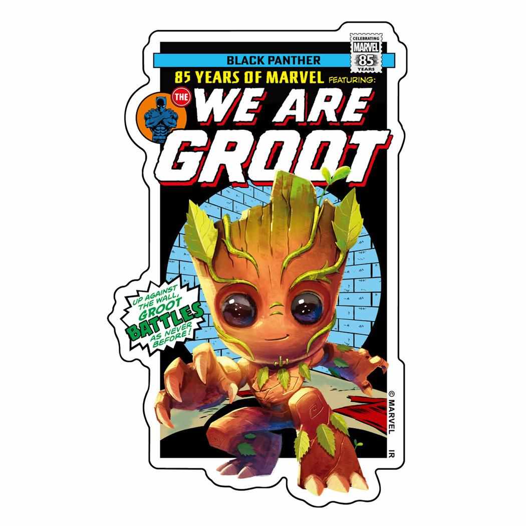 ダイカットステッカー ダイカットシール WE ARE GROOT A MARVEL インロック デコシール メール便可