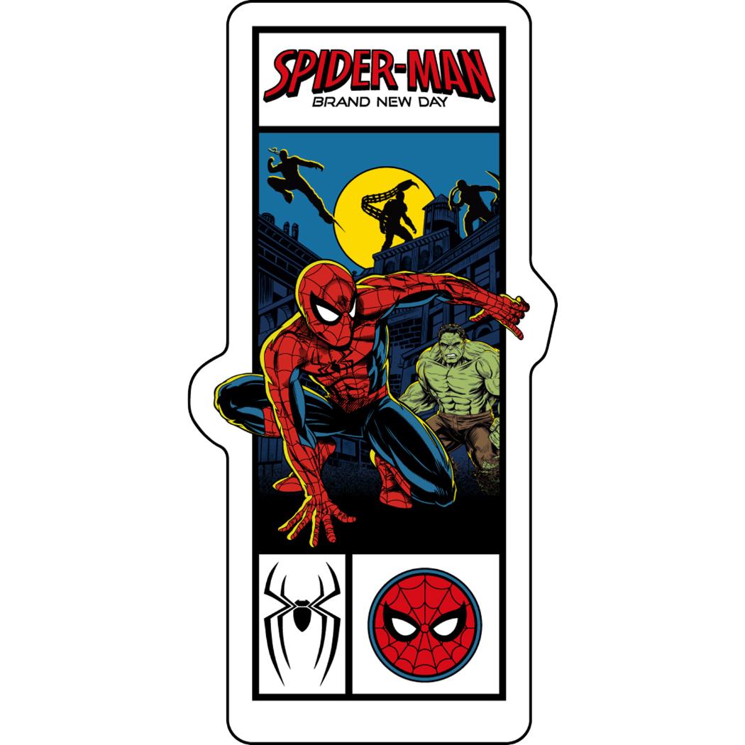 スパイダーマン:ブランド・ニュー・デイ シール チェンジングステッカーB MARVEL インロック
