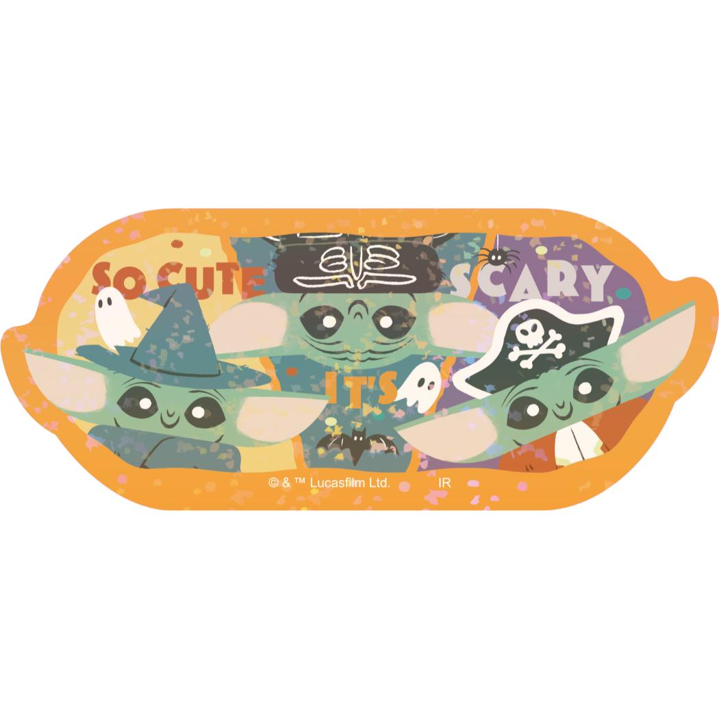 スターウォーズ マンダロリアン アンド グローグー ホログラムシール ミニステッカー いっぱいグローグー STAR WARS インロック