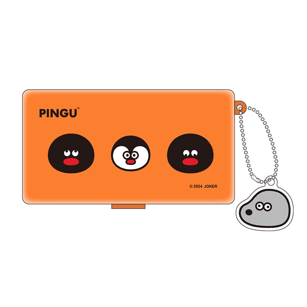 ミニケース ピルケース PINGUx松本セイジ Orange ピングー アイアップ 小物入れ かわいい メール便可