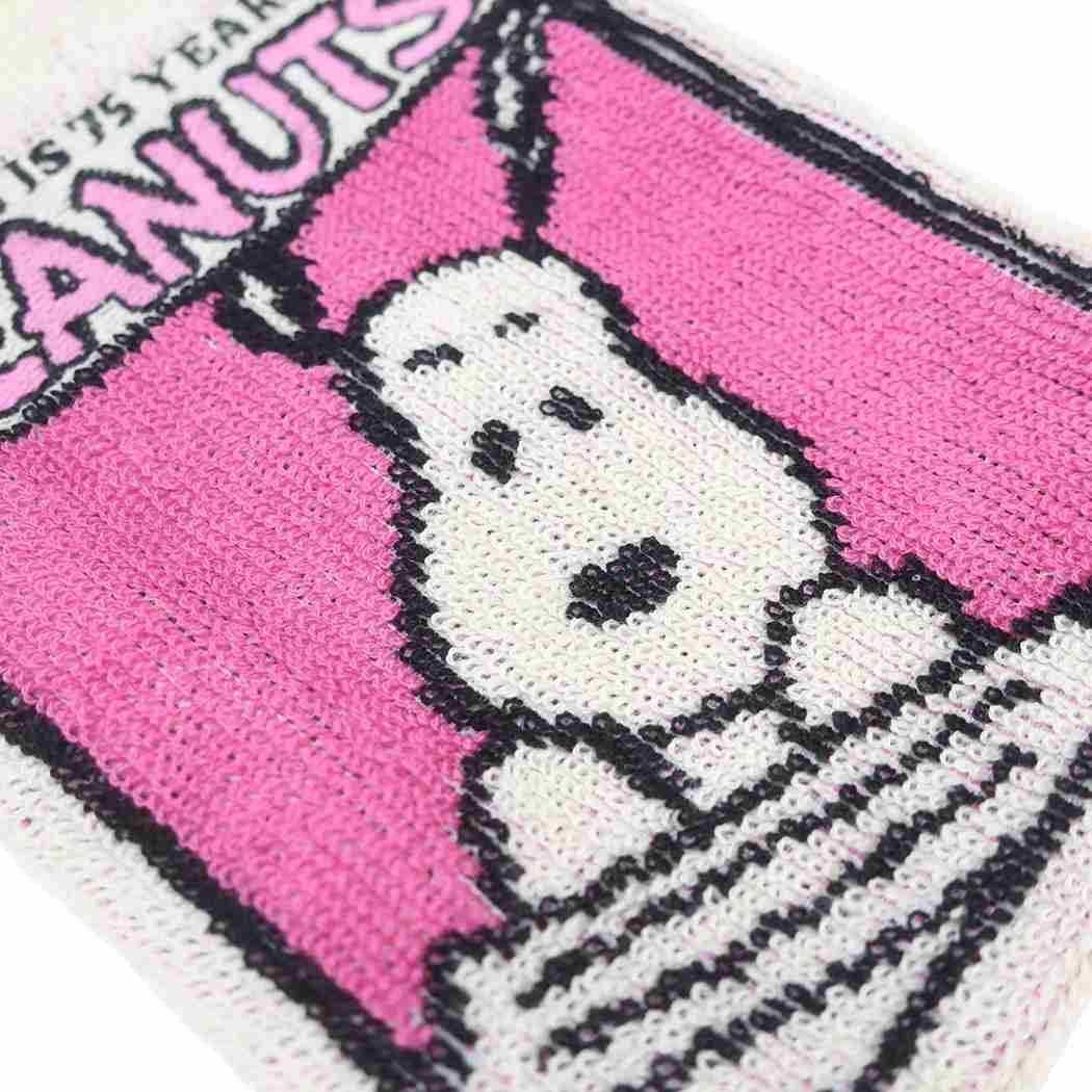 どっとポーチ ショルダーミニ 斜め掛けかばん スヌーピー 75thピンク BD ピーナッツ アイアップ ショルダーポーチ メール便可