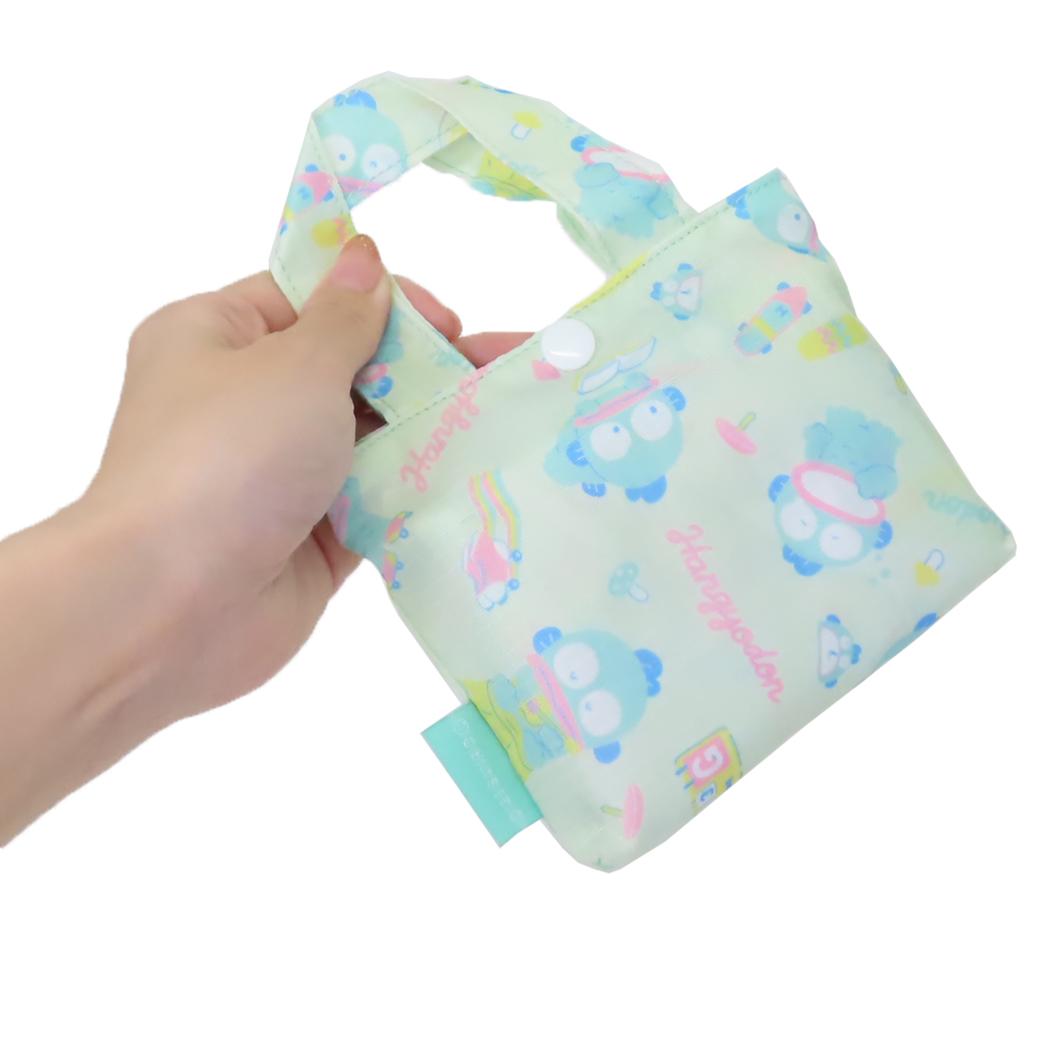 折りたたみショッピングバッグ エコバッグ ハンギョドン ホリデー サンリオ ジェイズプランニング お買い物かばん コンパクト メール便可