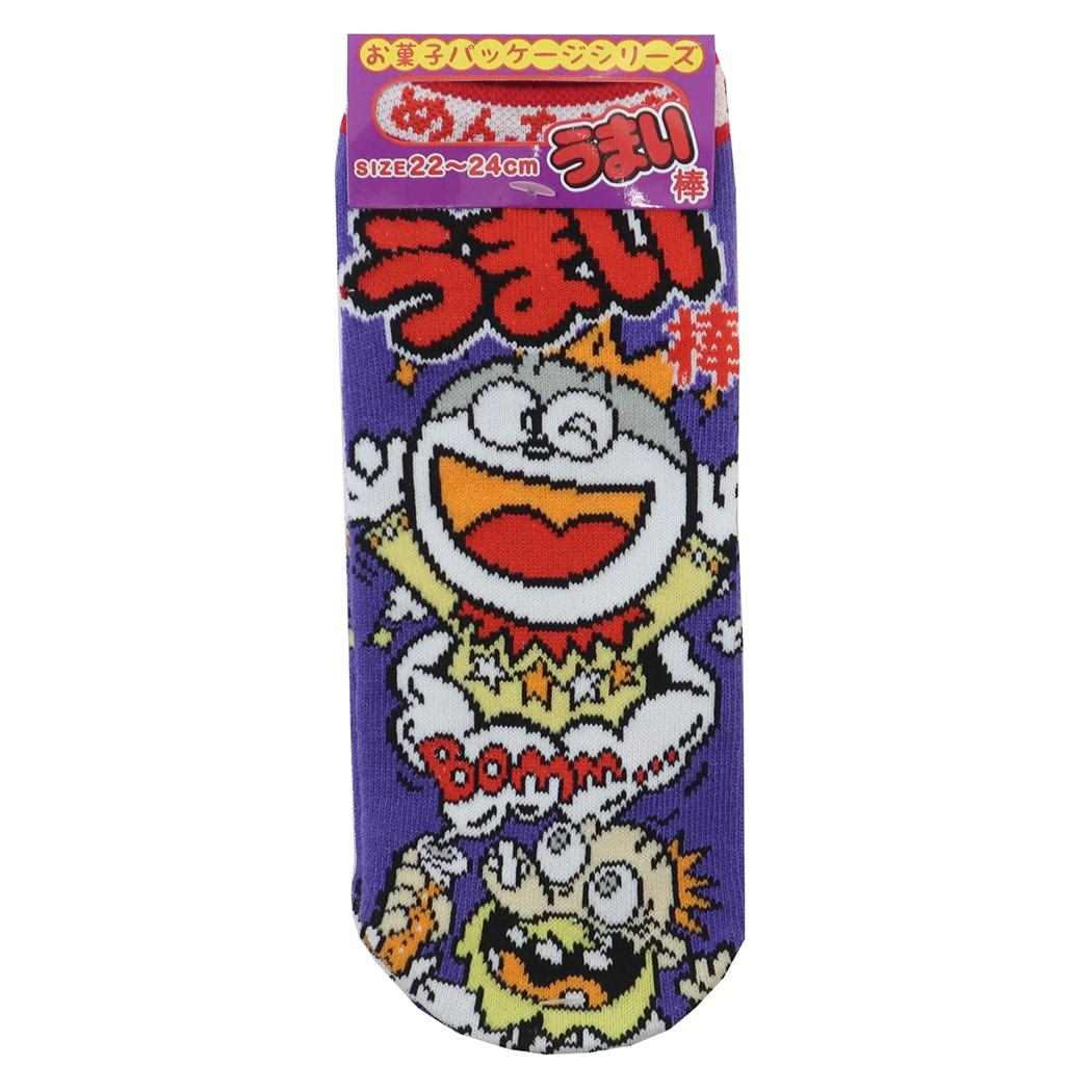 ソックス レディース 女性用靴下 うまい棒めんたい味 お菓子パッケージ ジェイズプランニング かわいい メール便可
