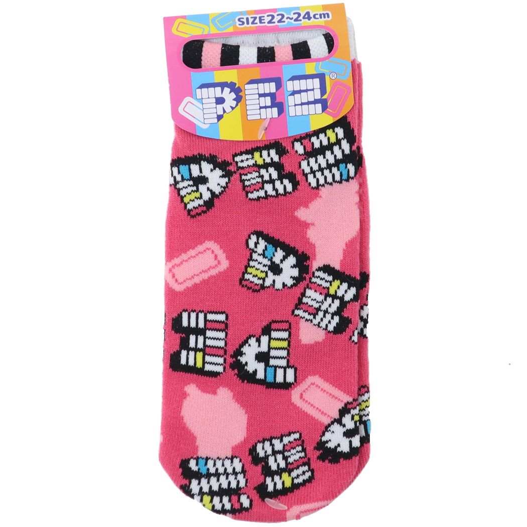 レディースソックス 女性用靴下 PEZ シルエット お菓子パッケージ ジェイズプランニング おもしろ雑貨 かわいい メール便可