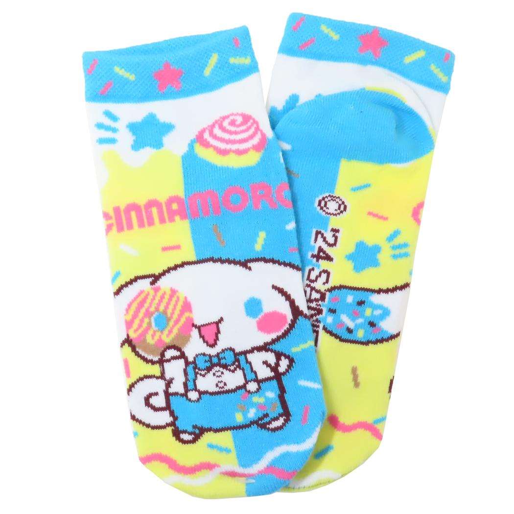 ソックス レディース 女性用靴下 シナモロール ドーナツ サンリオ ジェイズプランニング かわいい メール便可