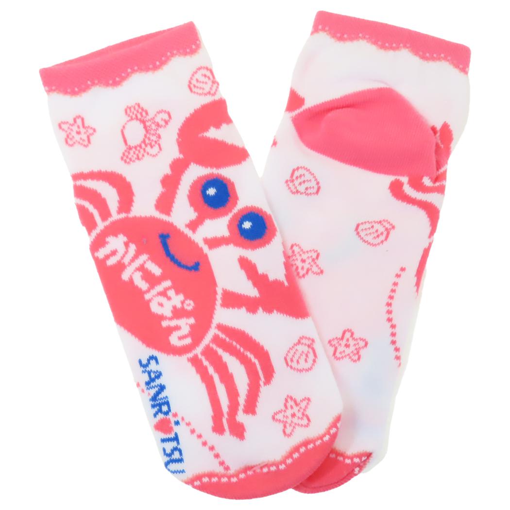 レディースソックス ジャガード 女性用靴下 かにぱん お菓子パッケージ ジェイズプランニング かわいい くつ下 メール便可