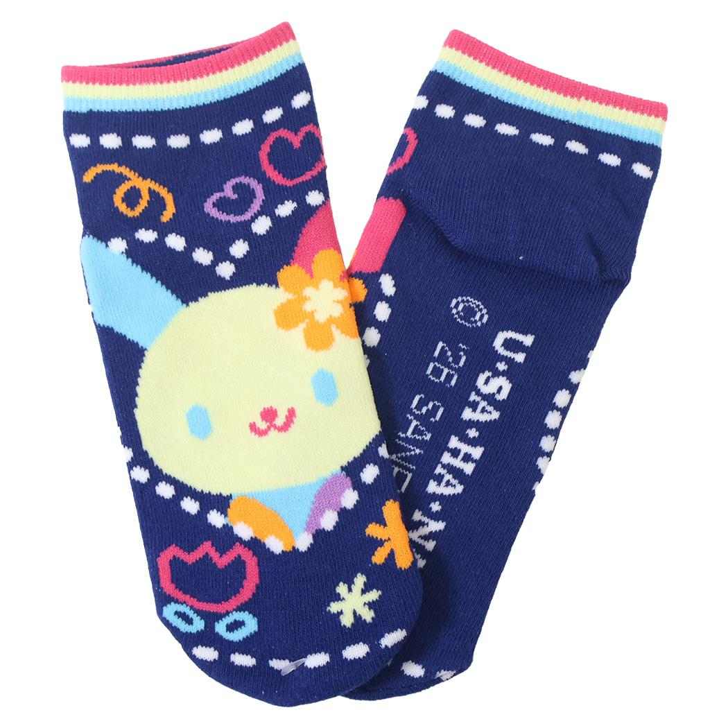 ウサハナ レディースソックス 女性用靴下 ソックス 22-24cm デニム サンリオ ジェイズプランニング
