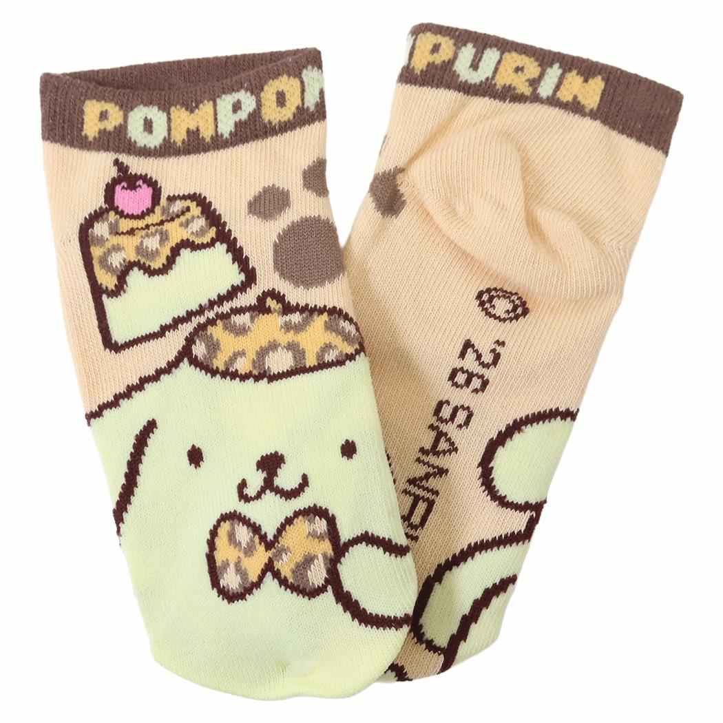 サンリオキャラクターズ 子供用靴下 キッズソックス 13-18cm アニマルファッション ポムポムプリン Sanrio ジェイズプランニング