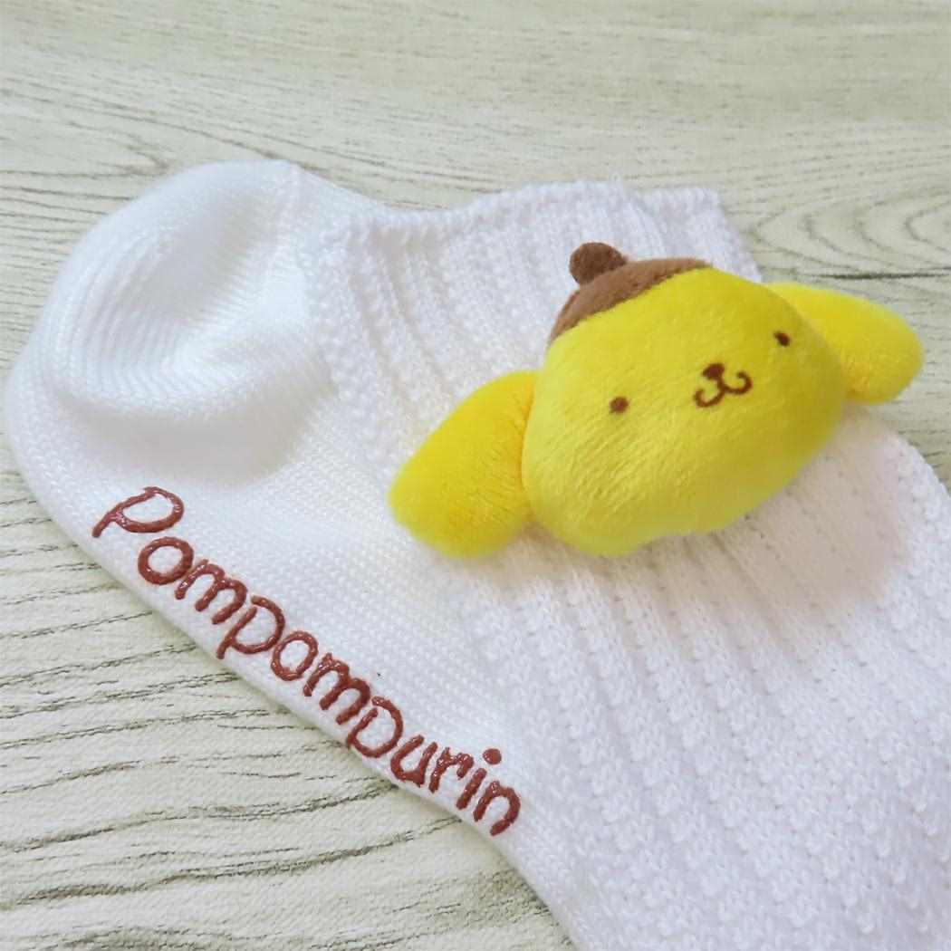 マスコットルーズソックス 女性用靴下 ポムポムプリン サンリオ ジェイズプランニング レディース かわいい