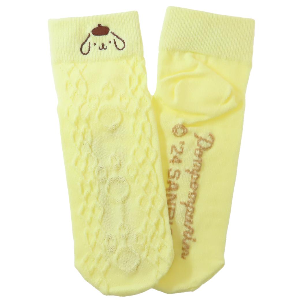 フロートソックス 女性用靴下 ポムポムプリン サンリオ ジェイズプランニング くつ下 くつした メール便可