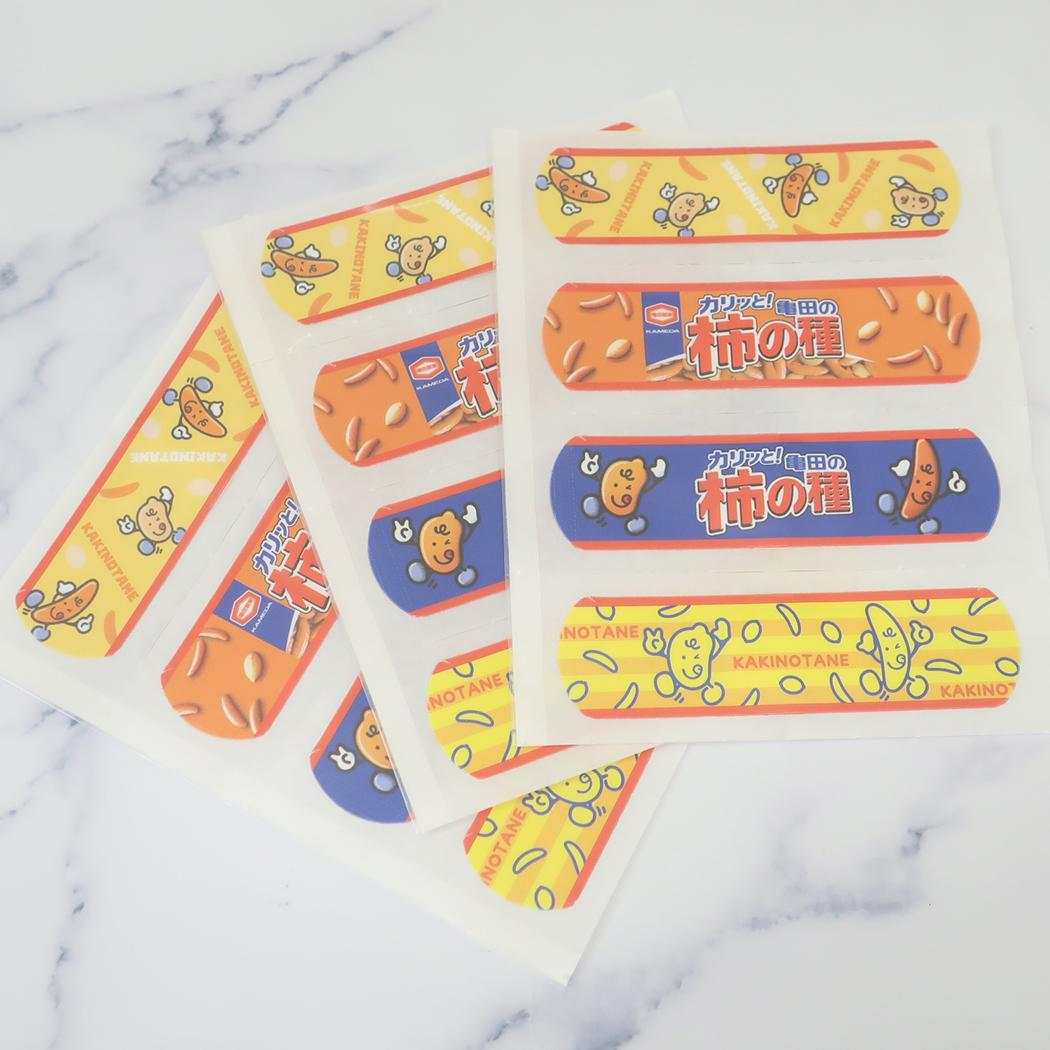 ばんそうこう 絆創膏 亀田の柿の種 お菓子パッケージ ジェイズプランニング バンドエイド メール便可
