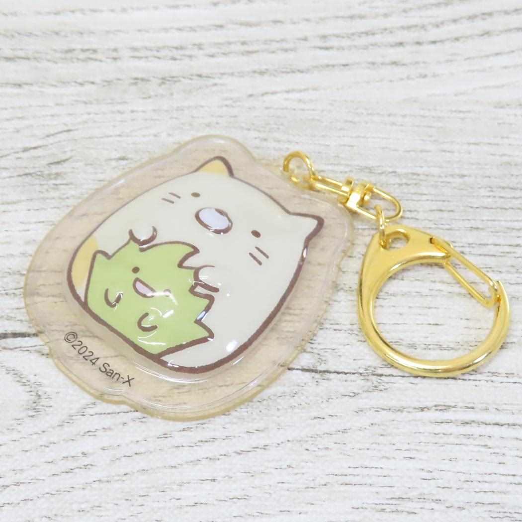 ぷっくりったいキーホルダー キーリング すみっコぐらし ねこ サンエックス ケイカンパニー プレゼント メール便可