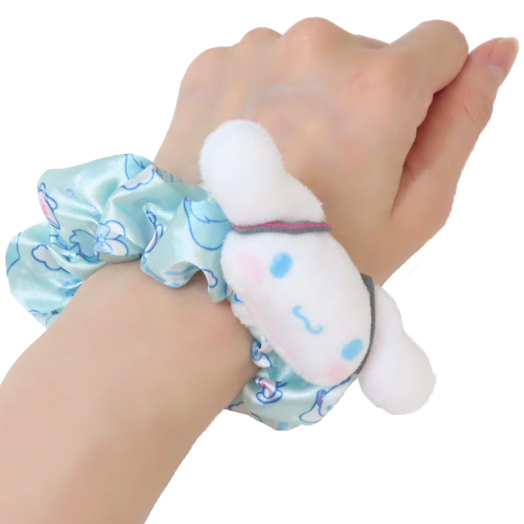 シュシュ ヘアアクセ 初音ミクxシナモロール ミント サンリオ ケイカンパニー ヘアゴム ヘアアクセサリー