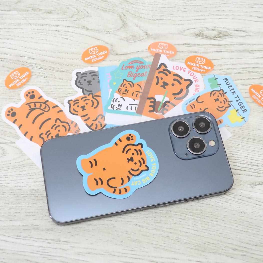 ステッカー ダイカットシール MUZIK TIGER ムジークタイガー 洗濯 ケイカンパニー デコシール スマホステッカー メール便可