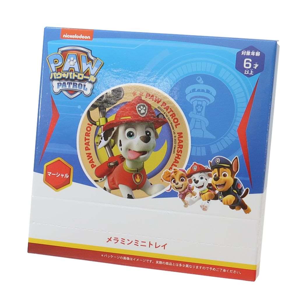 メラミンミニトレイ 卓上収納 パウパトロール マーシャル ケイカンパニー 小物置き アニメメール便可