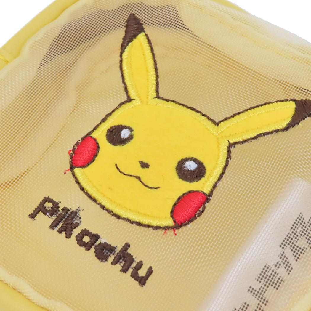 メッシュマルチポーチ ミニポーチ ポケットモンスター ピカチュウ ポケモン マルヨシ 小物入れ 化粧ポーチ