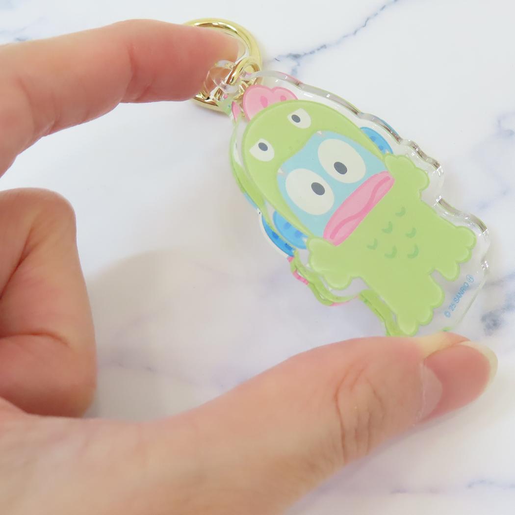 アクリルキーホルダー キーリング ハンギョドン きょうりゅう バンザイシリーズ サンリオ かわいい メール便可