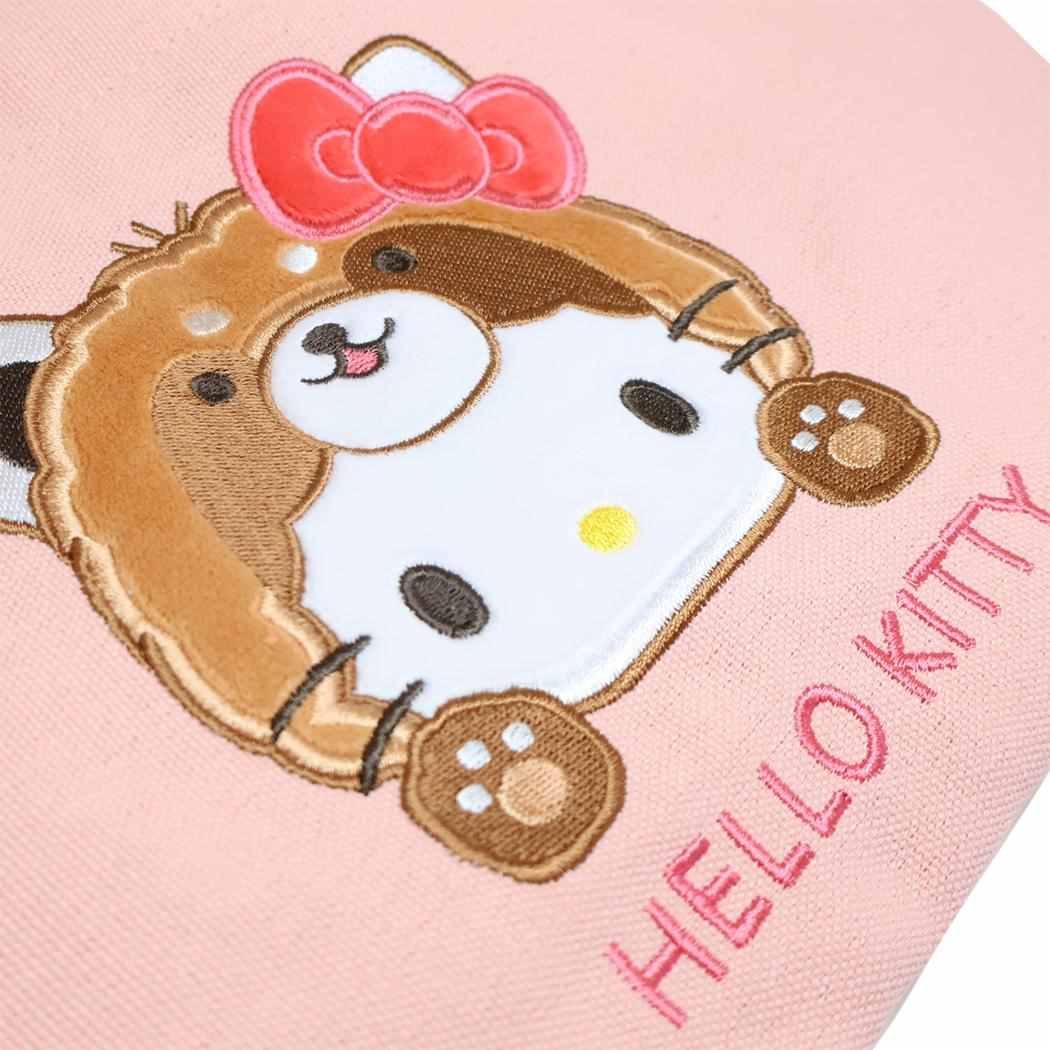 帆布ミニトート ランチバッグ ハローキティ バンザイシリーズ レッサーパンダ サンリオ お弁当かばん メール便可