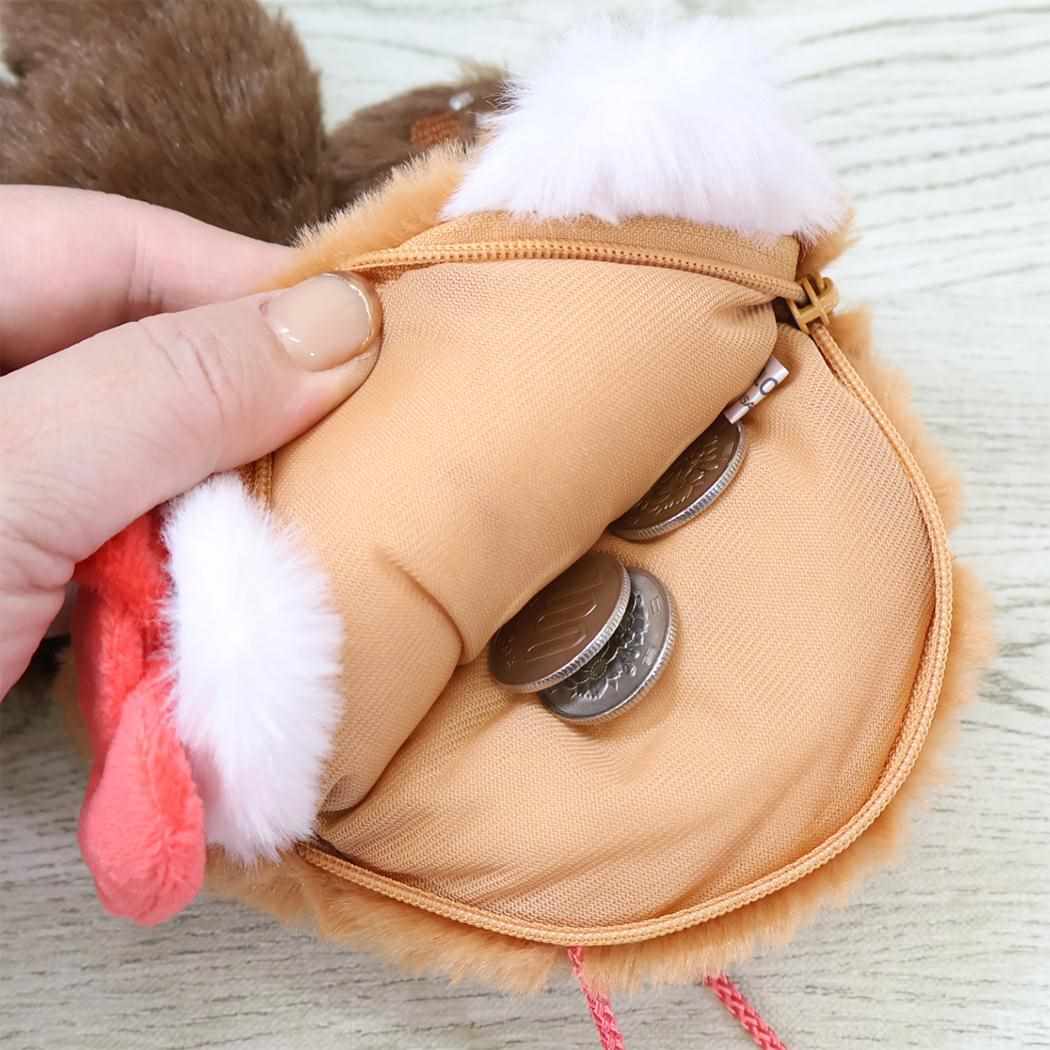 ぬいぐるみネックポーチ ポシェット ハローキティ バンザイシリーズ レッサーパンダ サンリオ プレゼント