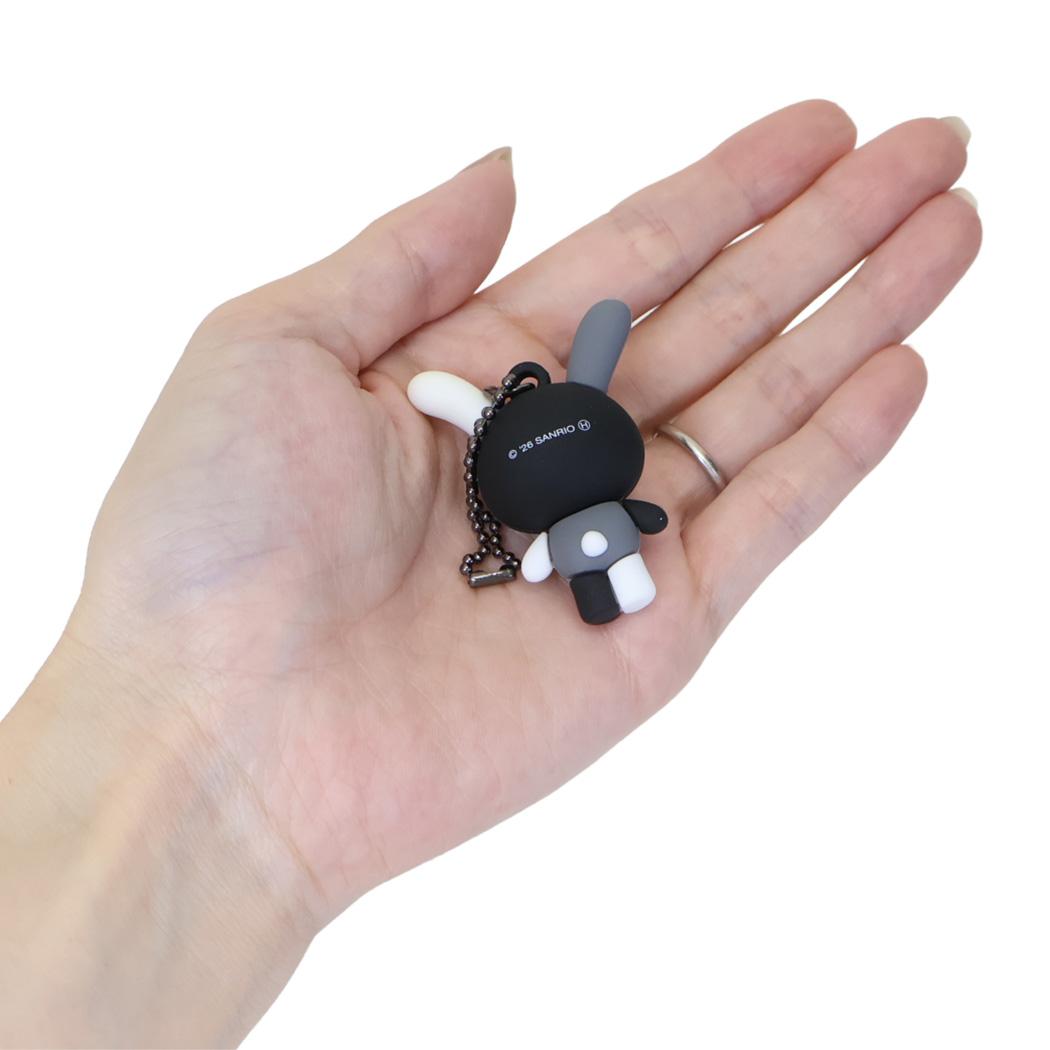ウサハナ キーホルダー PVCマスコット モノクロシリーズ サンリオ プレゼント キャラクター グッズ メール便可 シネマコレクション