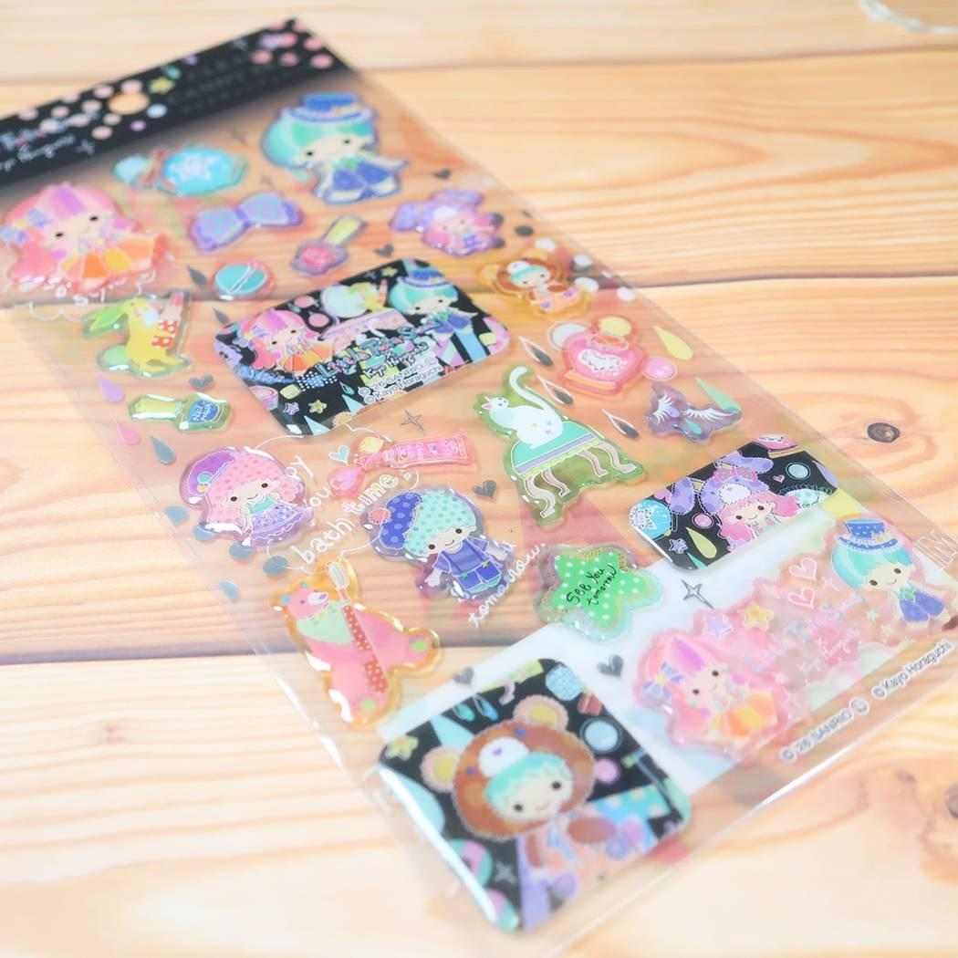 サンリオ シールシート クリアキャンディシール リトルツインスターズ sanrio