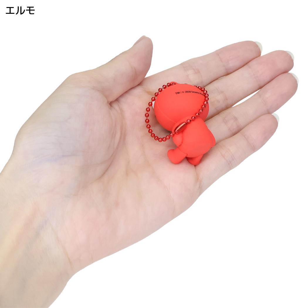 セサミストリート キーホルダー PVCマスコット エルモ