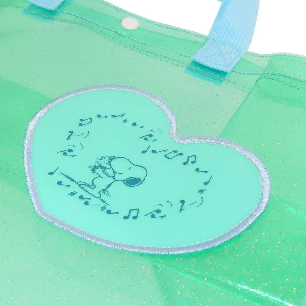 PVCバッグ プールバッグ スヌーピー ミント ピーナッツ マルヨシ 海プール レジャー用品