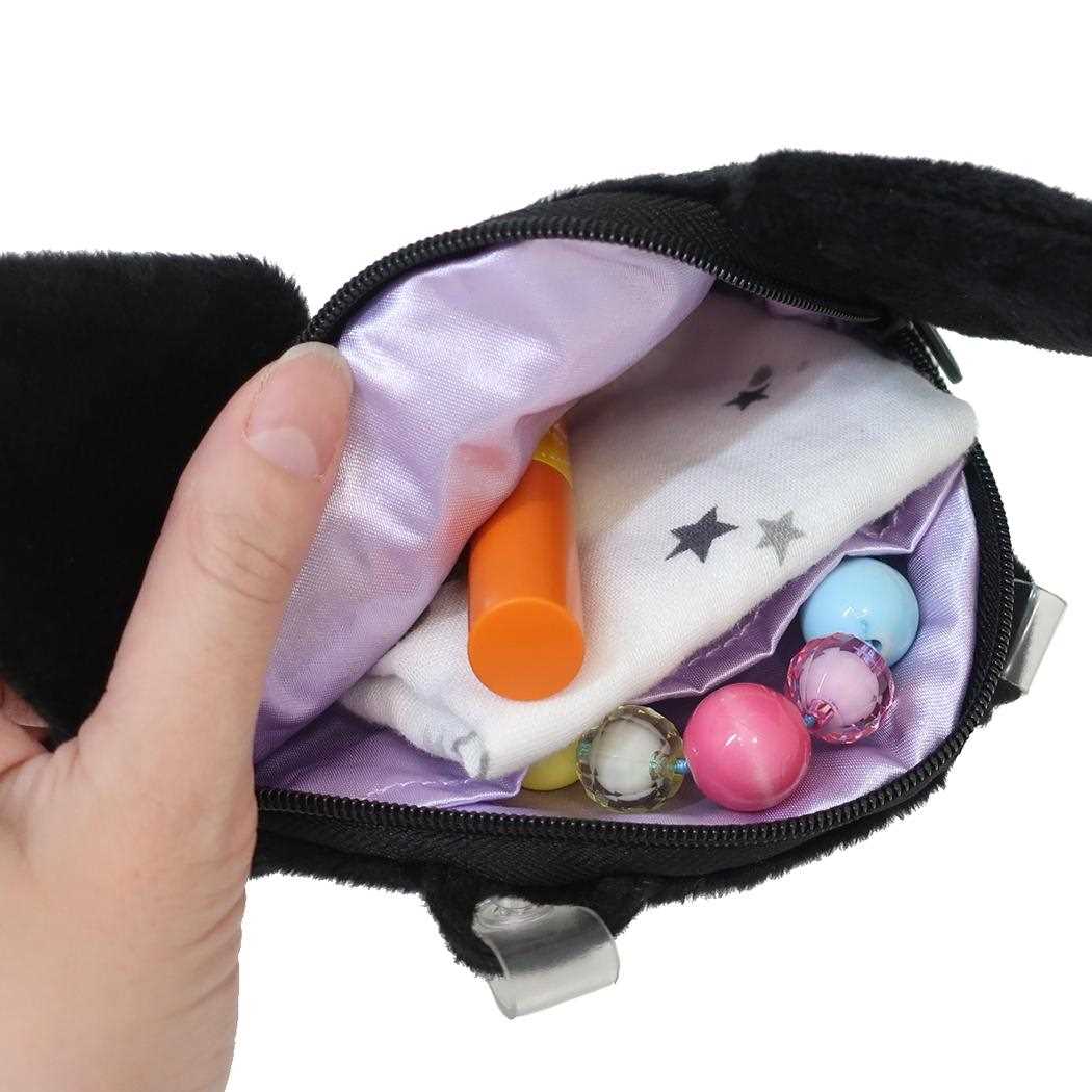 ダイカットクリップポケット クリップポケット クロミ 新入学 サンリオ マルヨシ 子ども用ポーチ キッズポーチ ポシェット メール便可