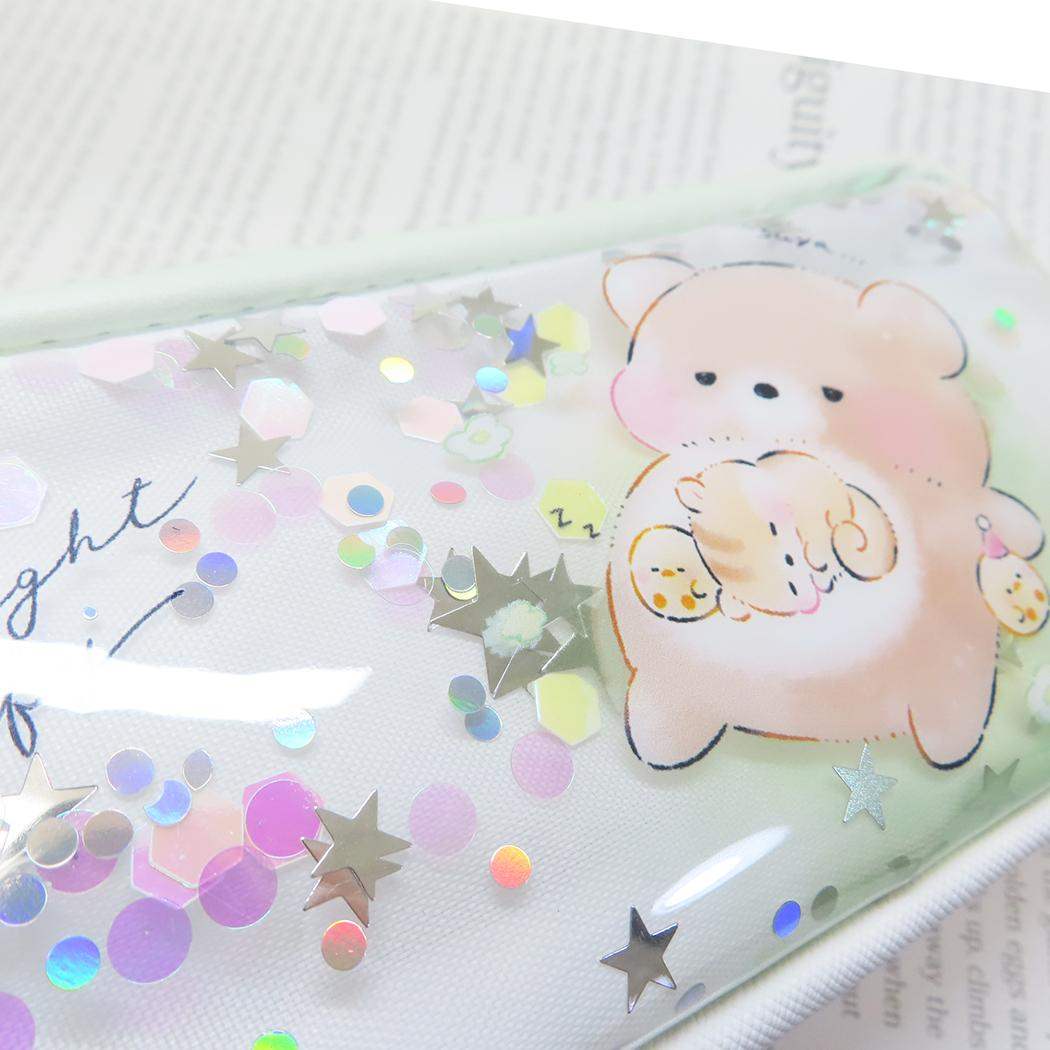 BOXペンケース ペンポーチ すやすやモフィー おなか寝 カミオジャパン 筆箱 新学期準備文具 大容量 かわいい