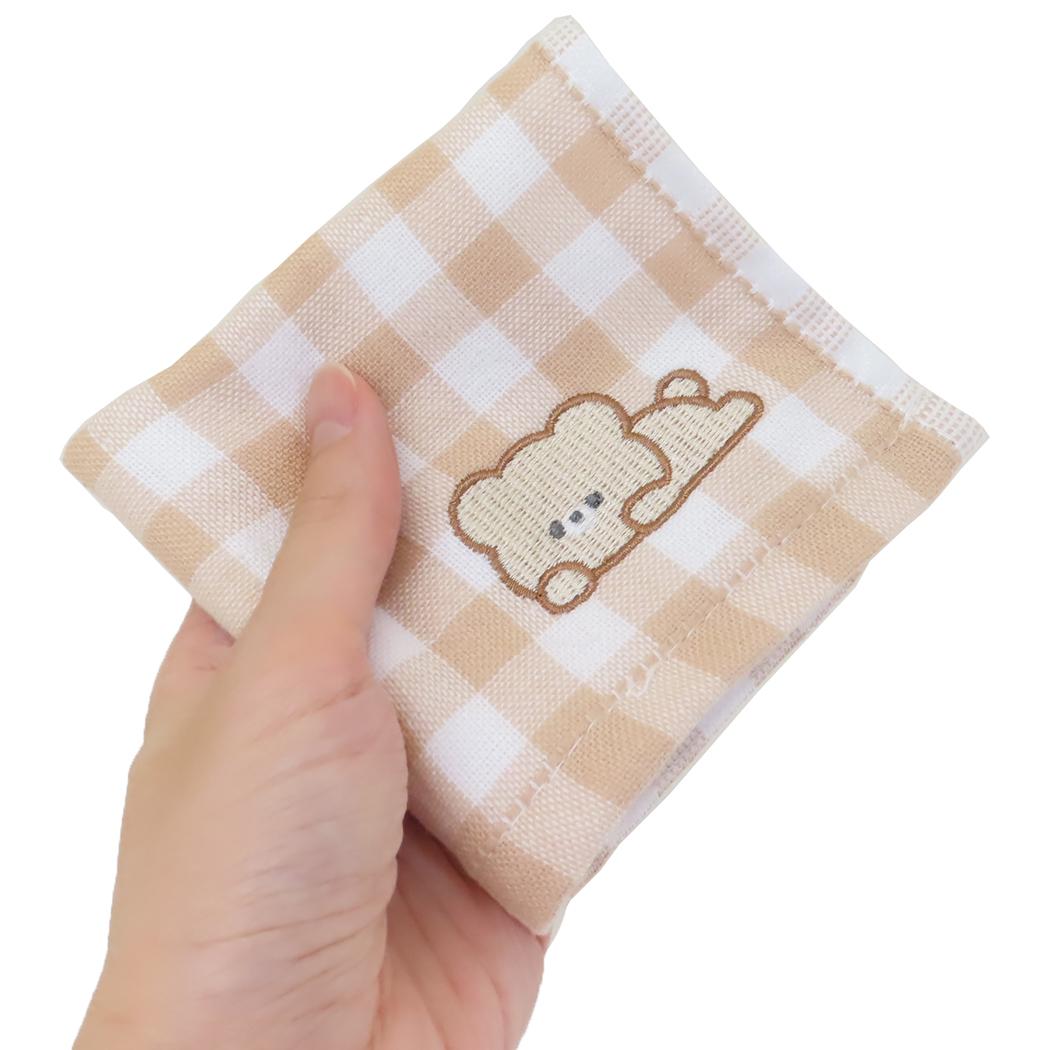 ガーゼタオル ミニタオル WITH YOU ANIMAL カミオジャパン 汗拭きタオル かわいい メール便可