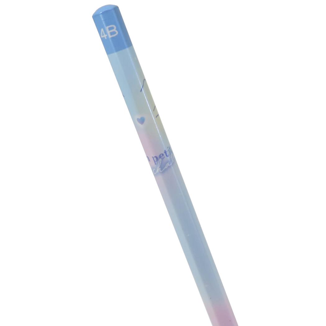 かきかた鉛筆4B えんぴつ モンプチシャトン 新入学 カミオジャパン 新学期準備文具 かわいい メール便可