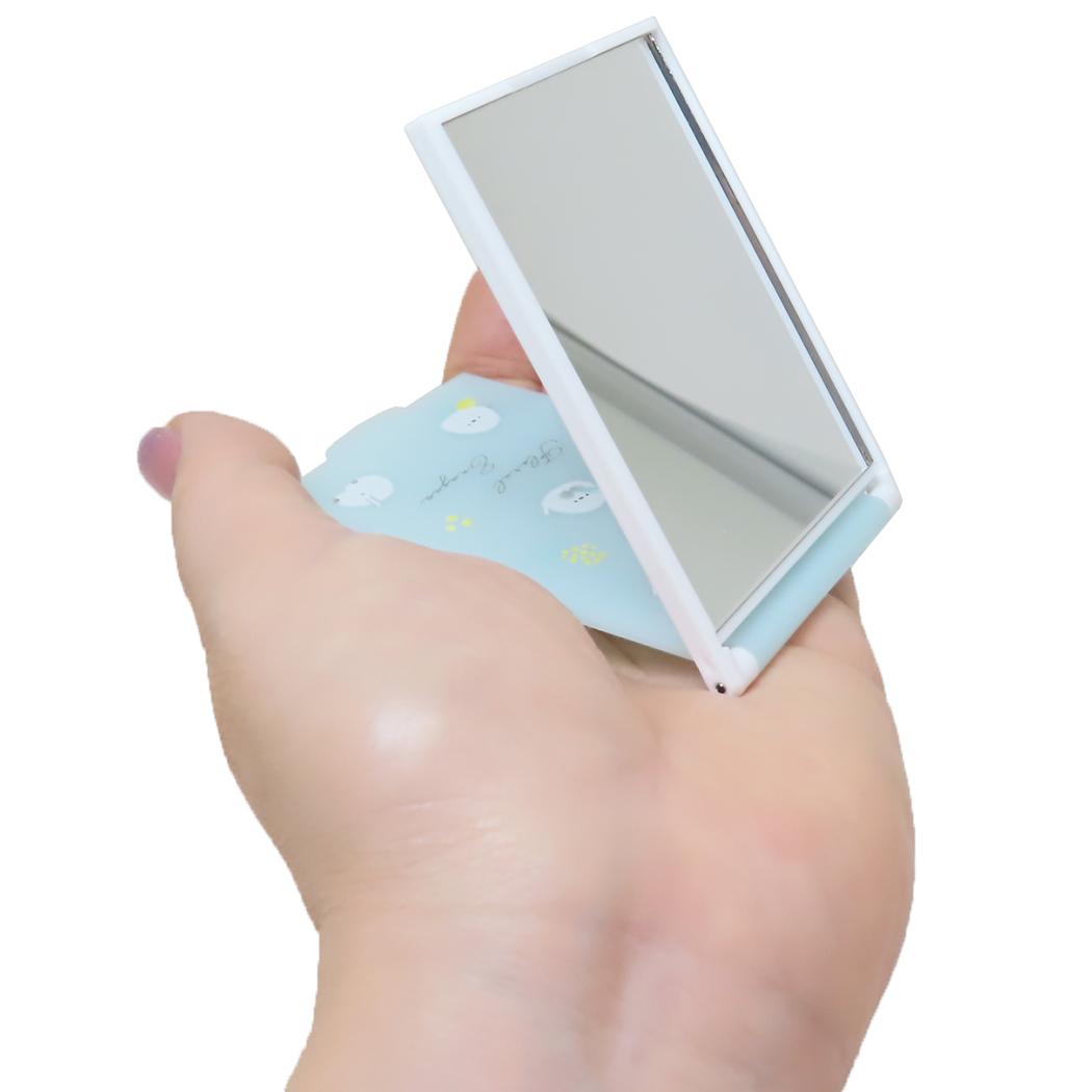 カードミラーS 手鏡 FLORAL ENAGAS カミオジャパン コンパクトミラー かわいい メール便可