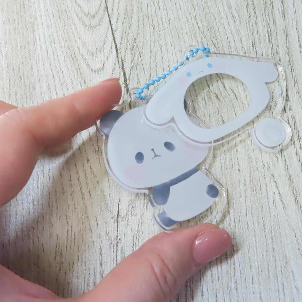 オキガエアクリルキーホルダー キーチェーン サンリオxもちぱん シナモロール サンリオ カミオジャパン プレゼント メール便可