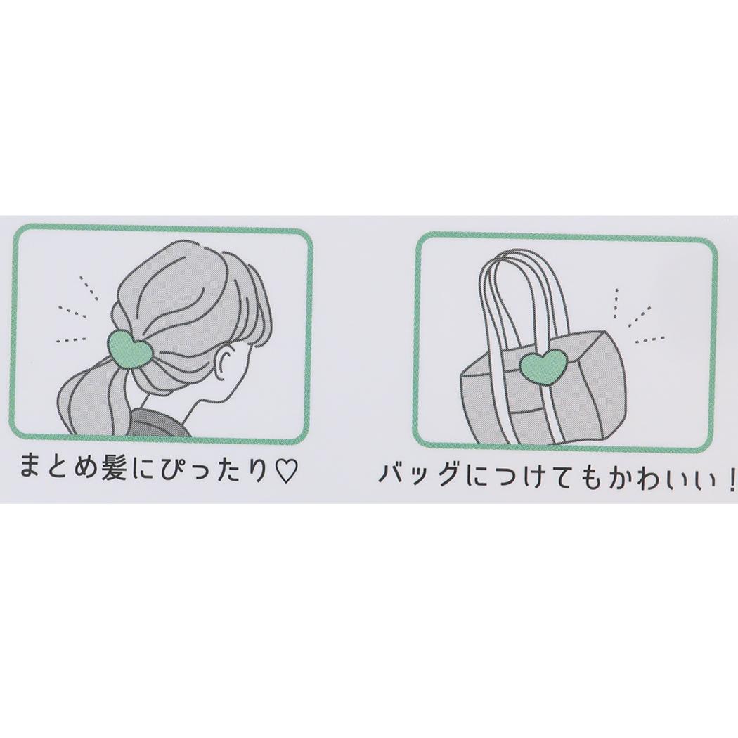 マスコット付ヘアゴム ヘアアクセ パンパンくんの日常 オクジ カミオジャパン かわいい メール便可
