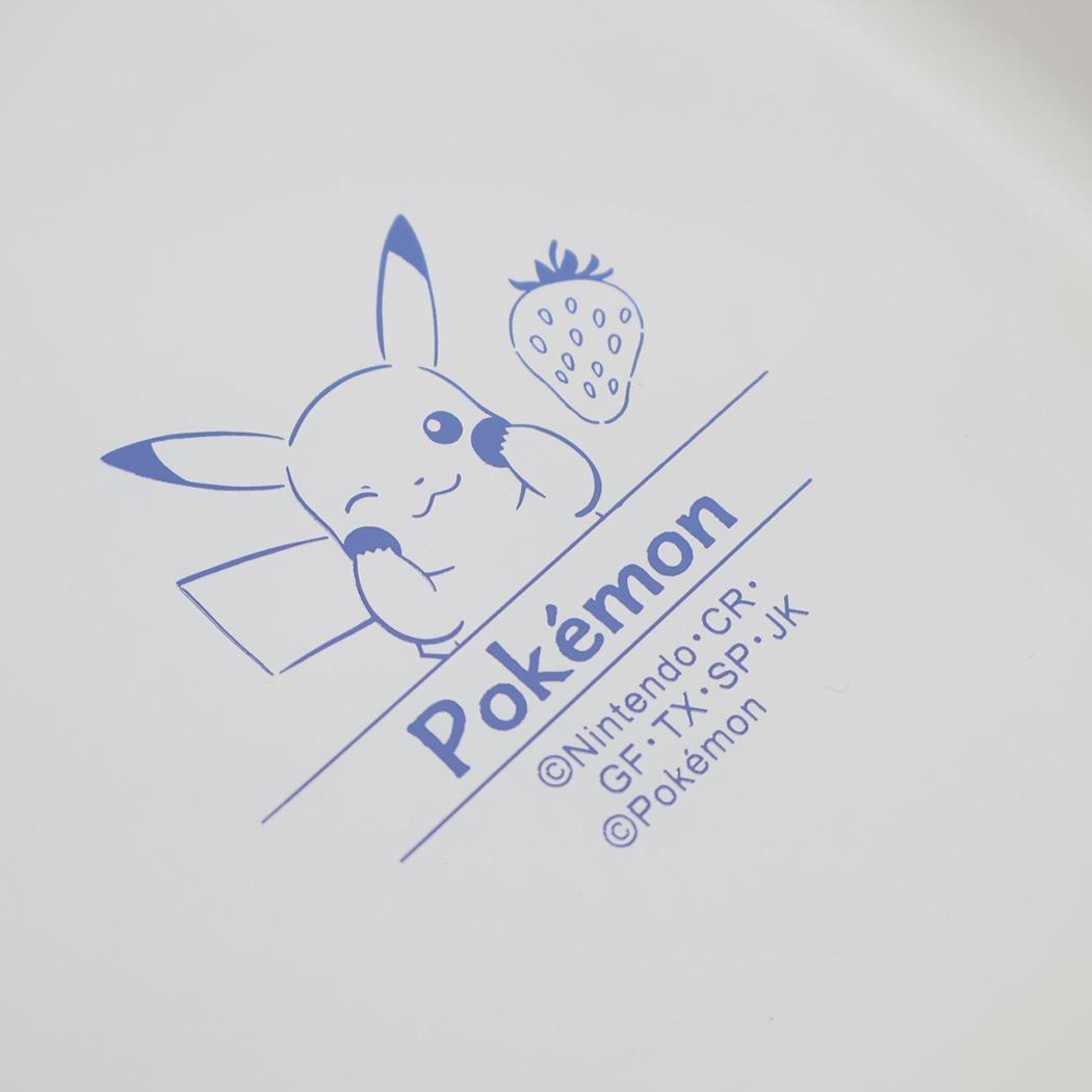オーバルプレート仕切り付 中皿 ポケットモンスター ピカチュウ いちご ポケモン カミオジャパン プラスチック 食器 レンジ 食洗器対応 日本製
