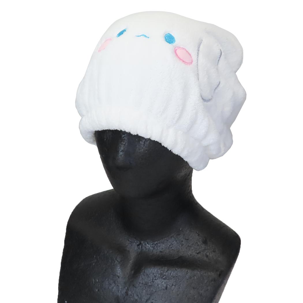 キャップタオル ヘアドライタオル帽子 サンリオxもちぱん シナモロール サンリオ カミオジャパン お風呂上り 海プール用品 メール便可