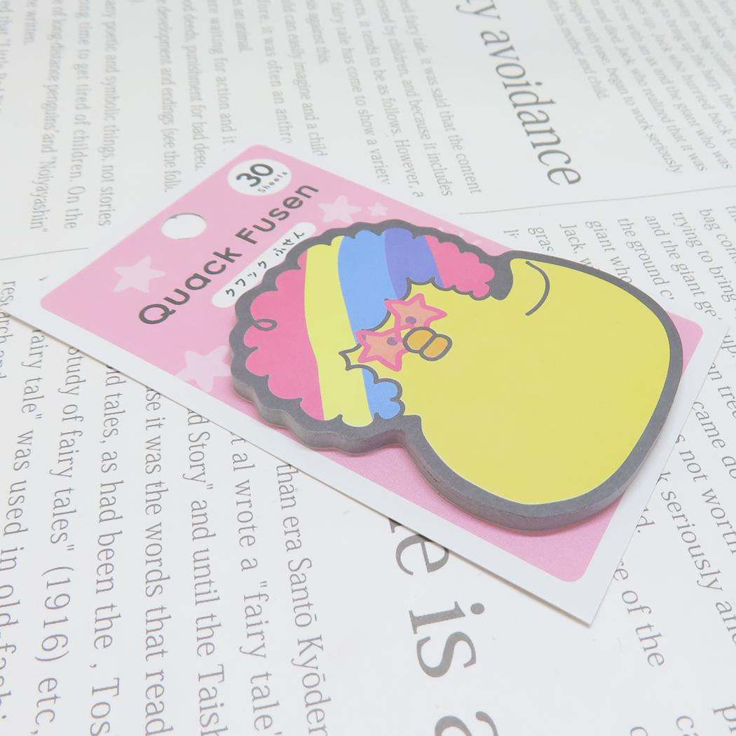 クワックふせん Quack Fusen 付箋 平成アフロ カミオジャパン 事務用品 かわいい メール便可