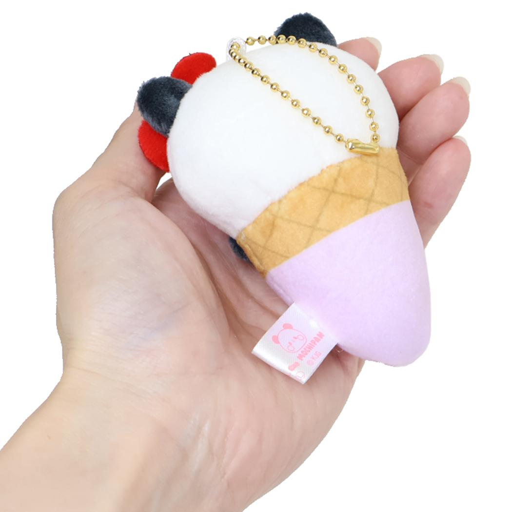 マスコットキーホルダー マスコット サンリオキャラクターズxもちもちぱんだ ちびぱん アイス サンリオ カミオジャパン ミニぬいぐるみ