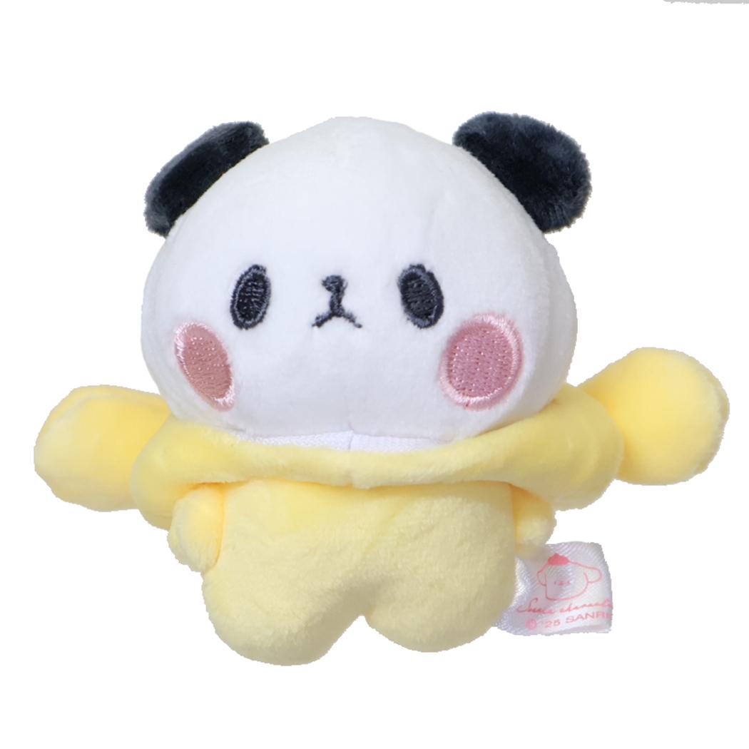 マスコットキーホルダー マスコット サンリオキャラクターズxもちもちぱんだ ポムポムプリン サンリオ カミオジャパン ミニぬいぐるみ