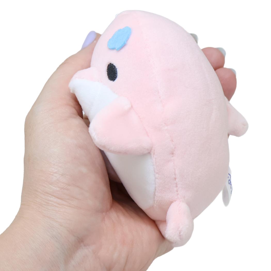 マスコットキーホルダー マスコット ゆるいるか ピンクイルカ カミオジャパン ミニぬいぐるみボールチェーン かわいい