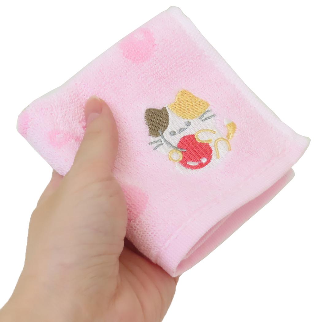 ジャガードミニタオル ハンドタオル もぐにゃん カミオジャパン ハンカチタオル 汗拭きタオル かわいい メール便可