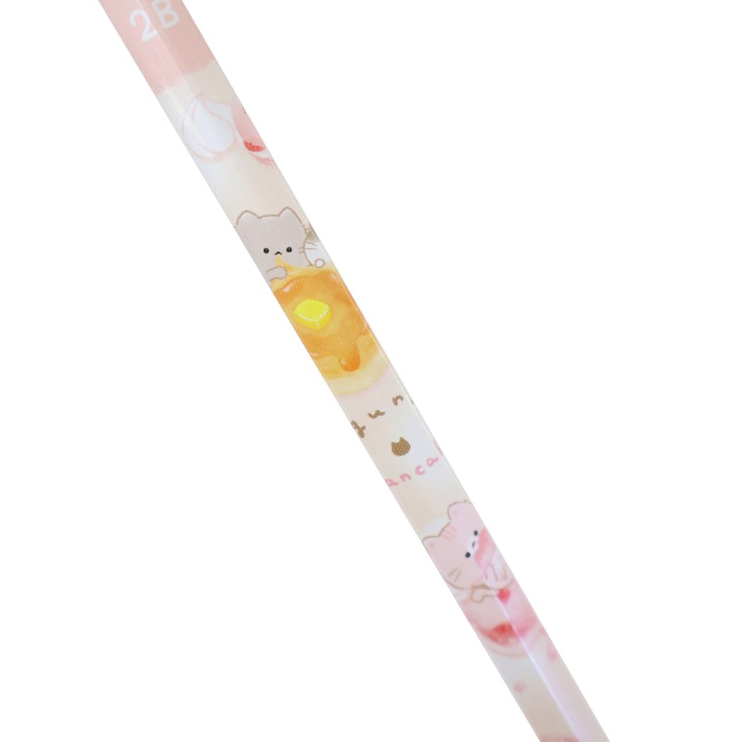六角軸かきかたえんぴつ2B 鉛筆 もぐにゃん カミオジャパン 新学期準備文具 かわいい メール便可