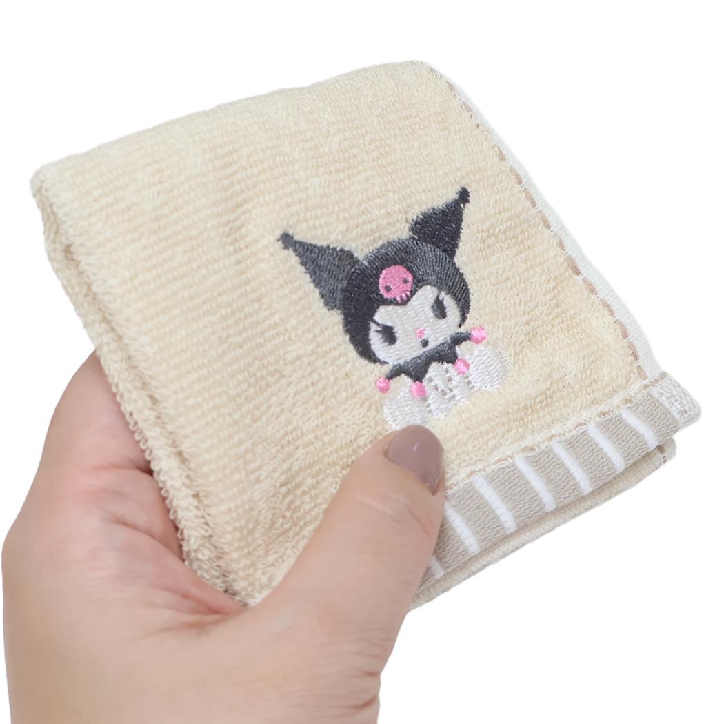 巾着入りタオルハンカチ ミニタオル クロミ サンリオ カミオジャパン プレゼント メール便可