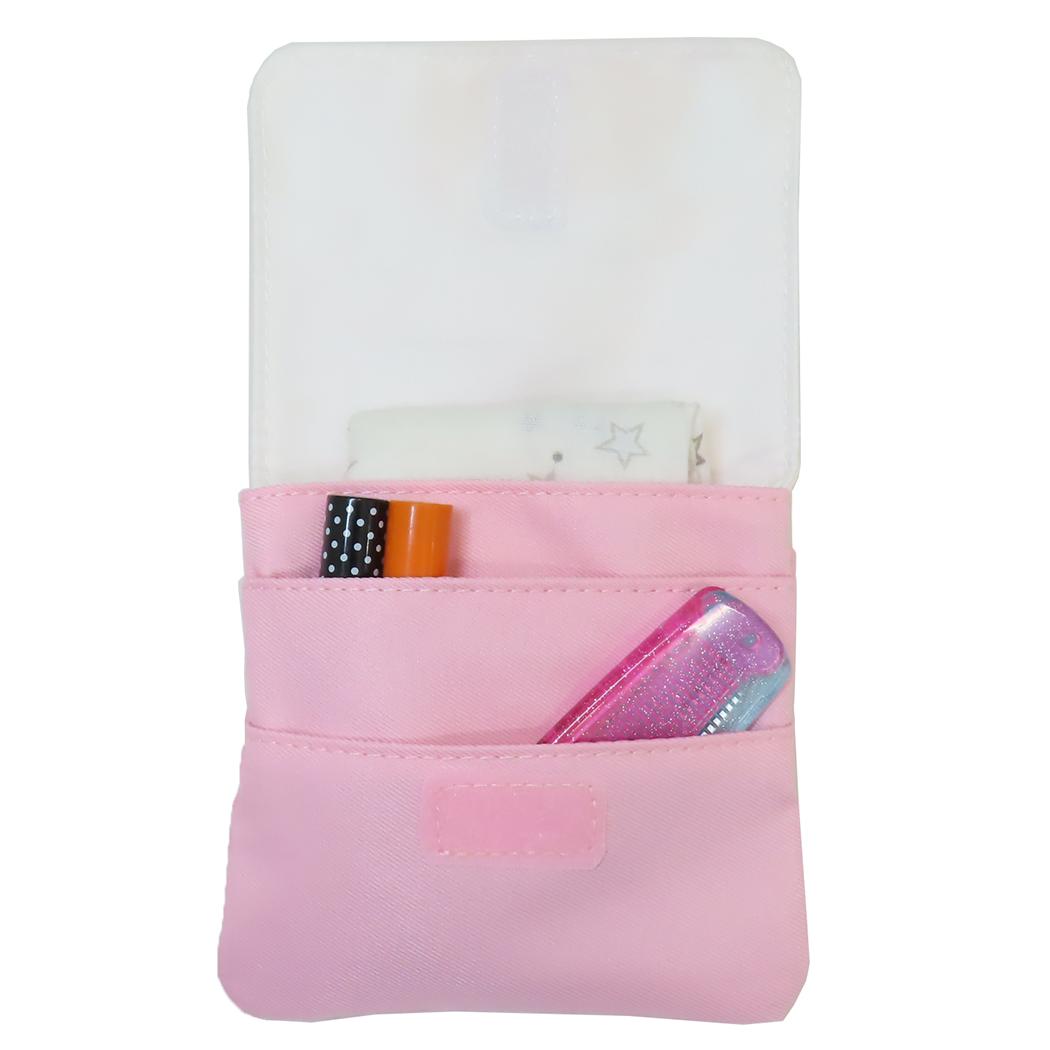ショルダーひもつきどこでもポッケ クリップポケット もぐにゃん カミオジャパン クリップポーチ 移動ポケット キッズポシェット 女の子 メール便可