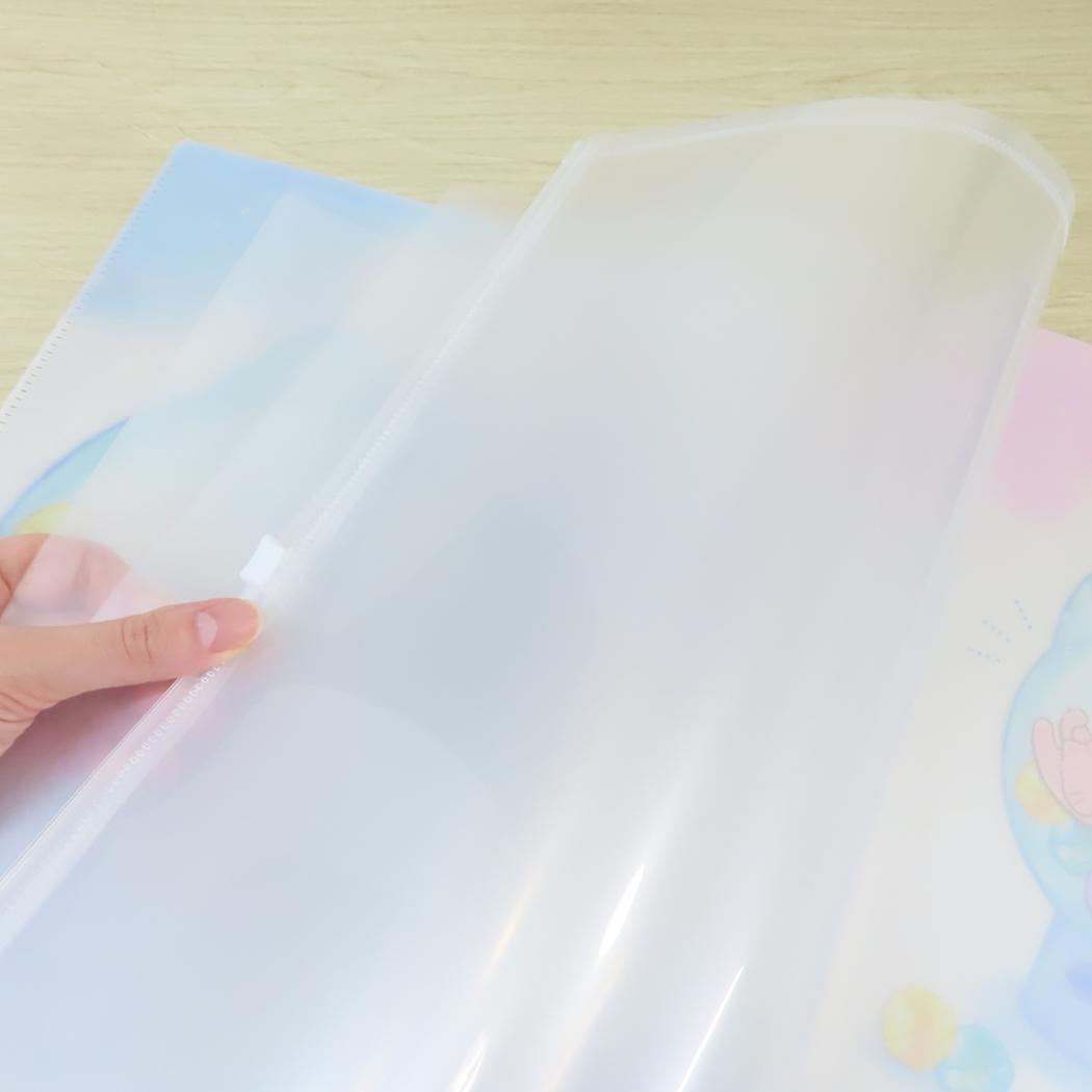ファスナー付き6ポケットファイル ポケットファイル もぐにゃん キャンディマシーン カミオジャパン 新学期準備文具 かわいい